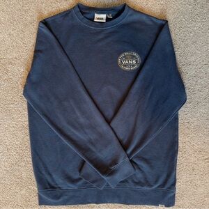 Vans Medium Mens Navy Crewneck Sweatshirt